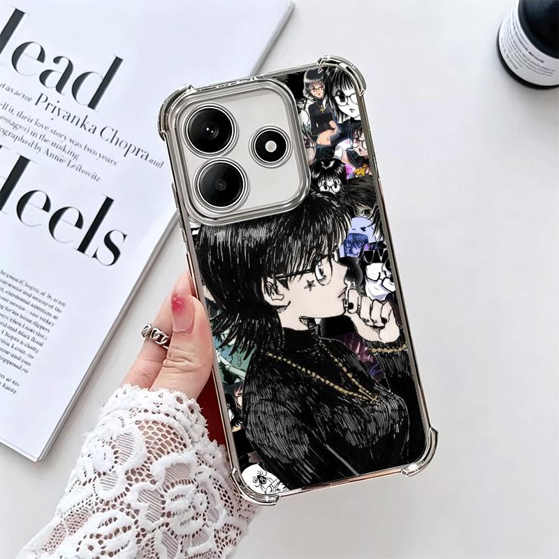 Чехол для телефона Hunter X-Hunters Shizuku с покрытием для Xiaomi Redmi Note 14 15 Pro Plus 13 12 11 11S 11T 10 9S 9 5G Противоударный с Airbag C