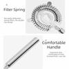 Stainless Steel Bar Strainer Sturdy Hawthorne Strainer Wine Cup Cocktail Strainer  Bartenders