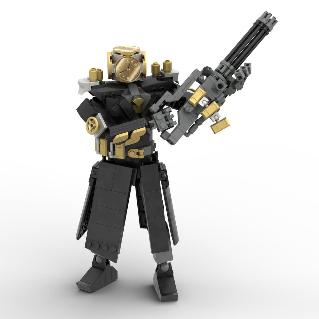 2024 3D Children's Block Plastic Game Designer for Teens and Children Skibidi Toilet 406pcs