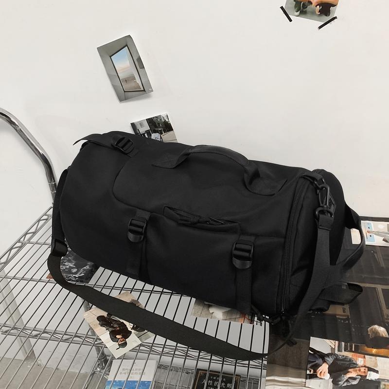 Однотонный рюкзак для женщин, большой емкости, рюкзак для спорта на открытом воздухе, сумка для фитнеса, мужская дорожная сумка через плечо