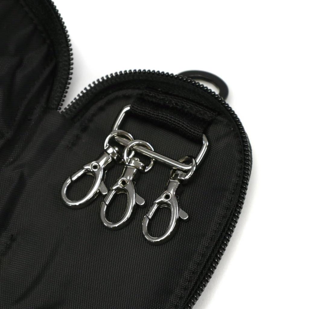 Другой перерабатываемый овальный чехол для ключей на молнии, черный [Chums] для мужчин
