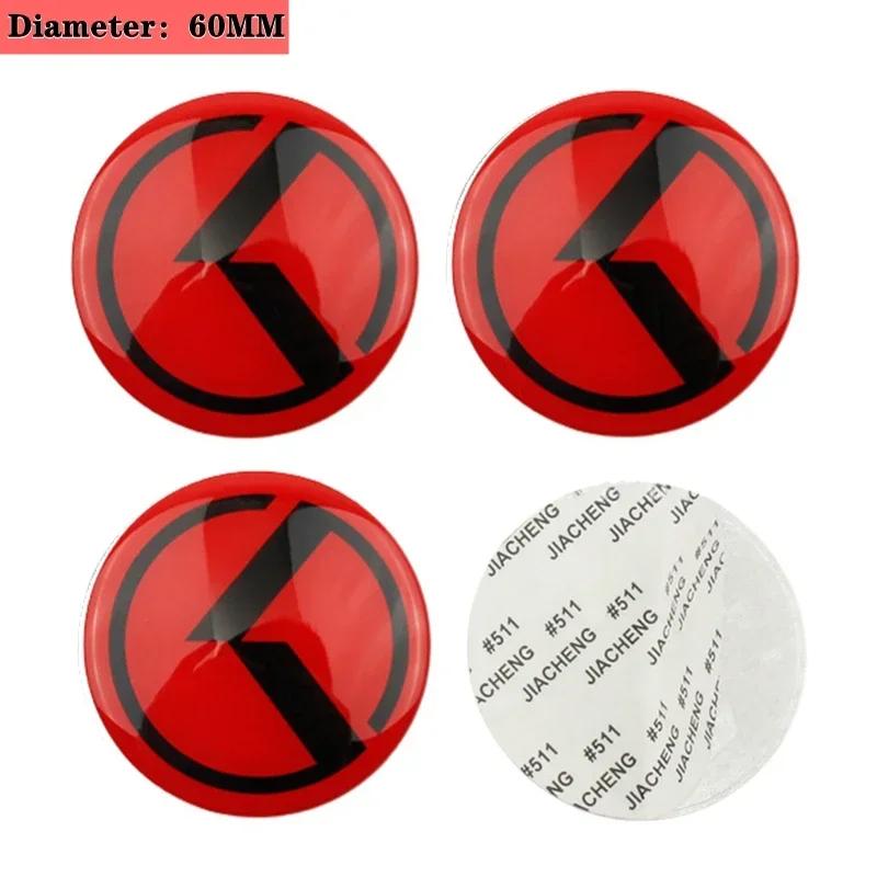 ABH3   4PCS 60MM Car Wheel Center Hub Sticker for KIA K3 K5 K2 K7 K9 KX3 Stinger Forte Sportage R Rio Soul Ceed Sorento Accessories