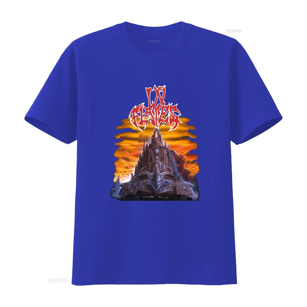 In Flames T Shirt The Jester Race Rock Concert Vintage Design Heavy Metal Band vintage Washed Versatile Slightly Unisex Soft