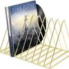 26X18X18Cm Storage Rack for Vinyl Records 9 Locations for A Desk A Shelf Black Photo Picture Frame Oil Painting Plate Book