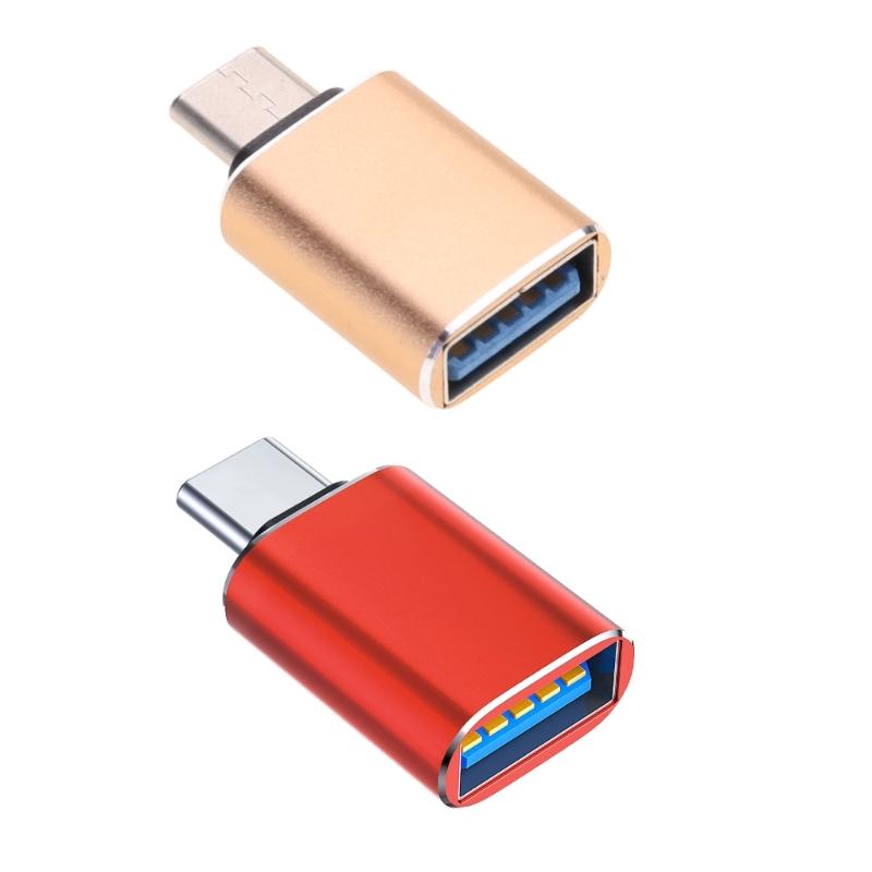 Портативный конвертер Type C в USB3.0, Кабель для быстрой передачи данных OTG, Зарядный кабель Type C для мобильных телефонов и периферийных устройств