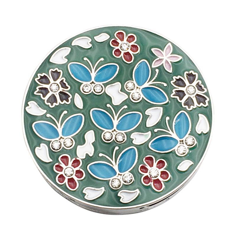 Складная сумка, сумка, кошелек, сумка в форме цветка, металлическая сумка, настольная вешалка, держатель