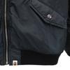 A BATHING APE Flight jacket M Black series Men's Used