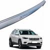 Trunk Trim Rear Bumper Protector Car Accessories For Jeep Cherokee Stainless Steel Door Sill Scuff Plate -
