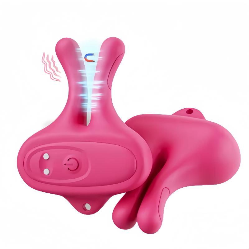 Rose Flower Breast Clamp Vibrator Nipple G-Spot Stimulator Female Breast Massager Breast Enhancement Teasing Adult Toy