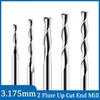 2 Flute Wood End Mill 1/8"(3.175mm) Shank CNC Router Bit Engraving Tools  CNC Machining