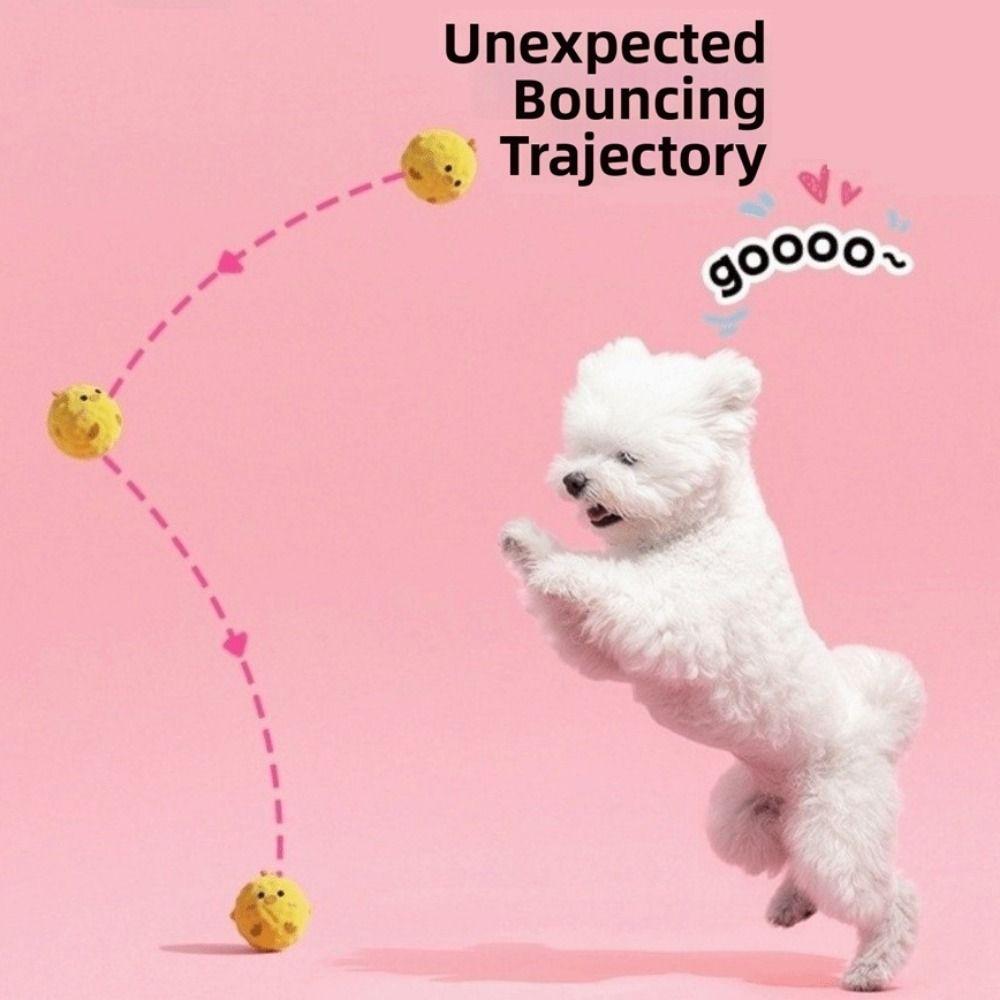 Animal Shape Dog Chew Toy Cartoon Prick Ball Toy Cute Pet Sound Toy Relieve Boredom