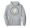 Holy Dove Lily Flower Stained Glass Religious Mosaic Hoodie