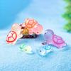 10Pcs Mini Turtles Luminous Ornament Figures Tiny Turtles Micro Fairy Garden Landscape Fish Tank Landscaping Accessories