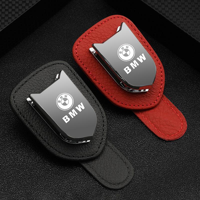 Car Sunglasses Holder Multi-Function Sun Visor Eyeglass Clip For BMW F10 X5 X6 E28 E90 F20 GT G05 G11 i3 i4 G07 F39 F02 M3 M4 M5 XN9