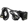 Удлинительный кабель HDMI + USB / Тип A для Toyota Suzuki Daihatsu / Совместимый продукт ac549