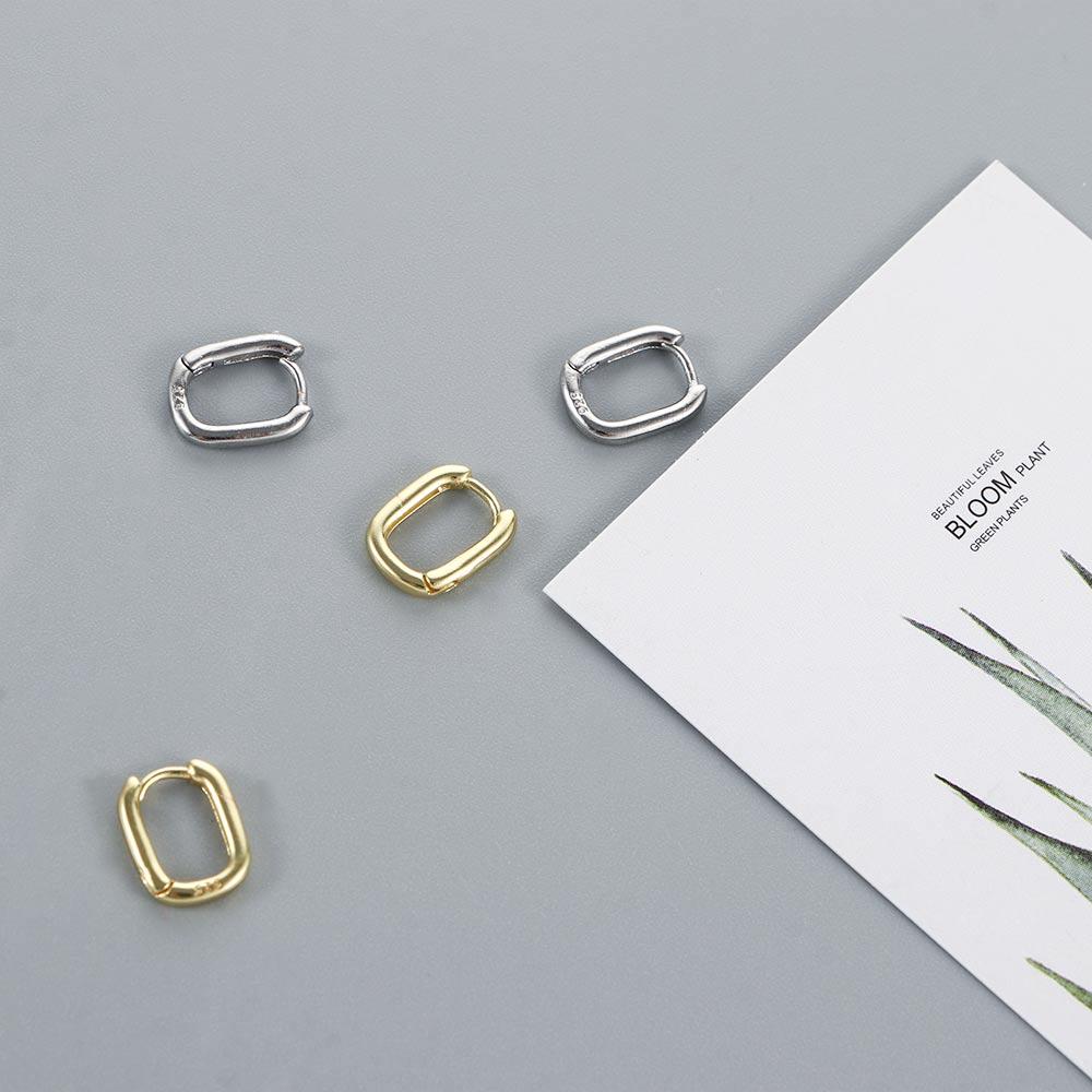Аксессуары Круг Женщины Мужчины U-образные Серьги-хагги Серьги-кольца Модная бижутерия Подарок Клипсы для ушей