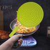 Pot Cover Spill-proof Splash Resistant Silicone Drain Sink Protection Mat Cushion Lid