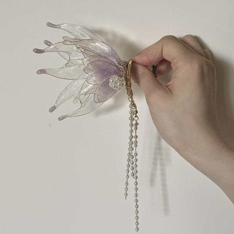 Exquisite Pearl Tassel Earrings - Elegant & Trendy Design