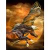 5D Diy Алмазная картина Орел и лошадь Алмазная вышивка Крестом Домашний декор Подарки ручной работы