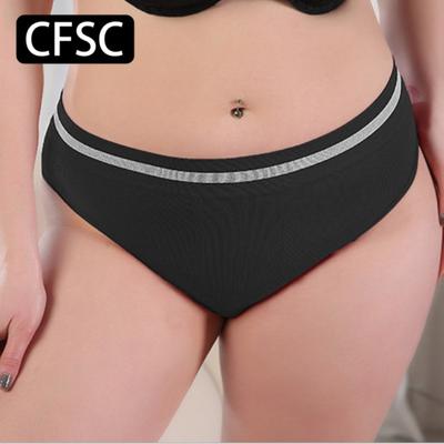 CFSC Женское нижнее белье больших размеров, однотонное нижнее белье с принтом