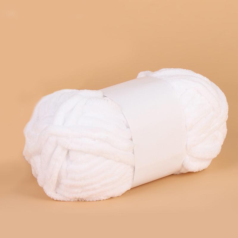 50g/ball Ice Strip Thread Yarn Colorful Coarse Wool Thread Chenille Thick Yarn for Hand Knitting DIY Crochet Scarf Hat Bib