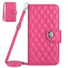Multi 7 Card Crossbody Leather Wallet Case For Vivo V29 Pro V29E V27 V27E V27 V21E Lanyard Checkered Wristlet Flip Cover