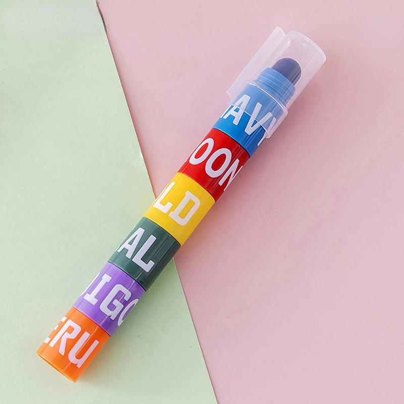 1Pc Mini Bible Highlighters Vintage Candy Colors Pastel Gel Highlighter Pen Markers Graffiti Pen