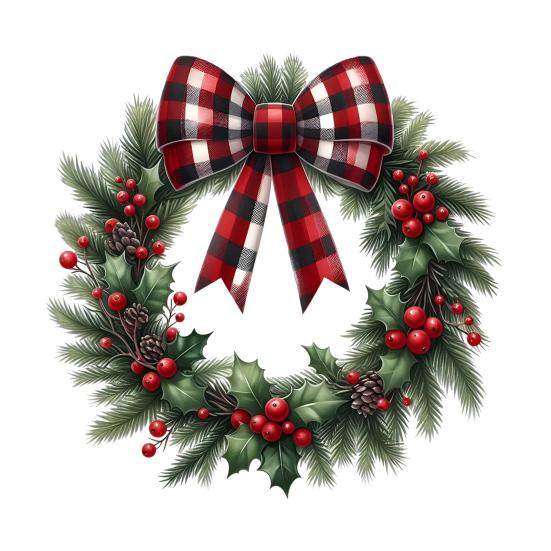 Рождественские наклейки-венки, съемные наклейки на стену, праздничные наклейки с узорами венков из сосновых шишек и бантов для декора дома, окна, стекла, двери