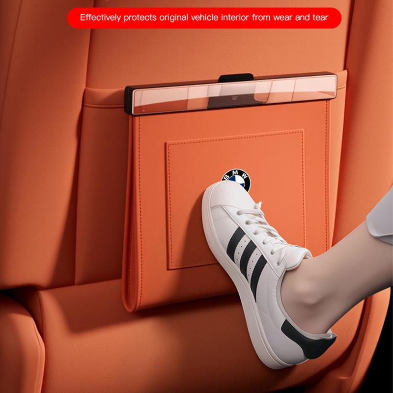 MXUI1 BMW Car Garbage Bag Magnetic Adsorption Seat Back Hanging Storage Bag Trash can For 50th E28 X3 F30 F40 F10 E46 E70 E39 E36 E92