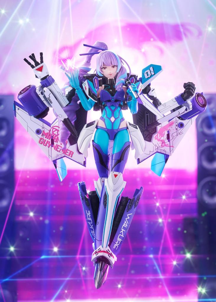 Aoshima Bunka Kyozai VFG Macross Delta Siegfried Mikumo Approximately 150mm Plastic Model Kit (AOSHIMA) VF-31J Guynemer, Tall, Pre-Colored MC-17