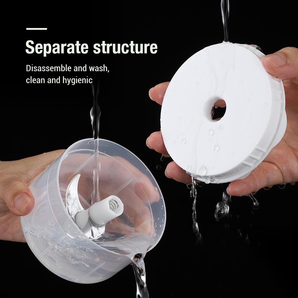 Mini Electric Garlic Chopper USB Meat Grinder Garlic Masher Machine Sturdy Durable Crushed Ginger Vegetable Crusher Kitchenware