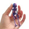 3D-печатный магнитный скелет, красочный, реалистичный, подвижный скелет, магнит для холодильника, шарнирный магнитный стикер для холодильника