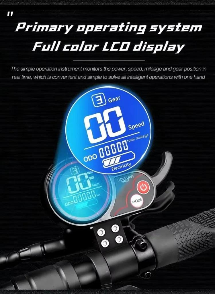 TOURSOR E5B Adult Electric Scooter 6000W Dual Motor 60V 40AH Off-road Tires Electric Scooter for City and Off-road Adventures