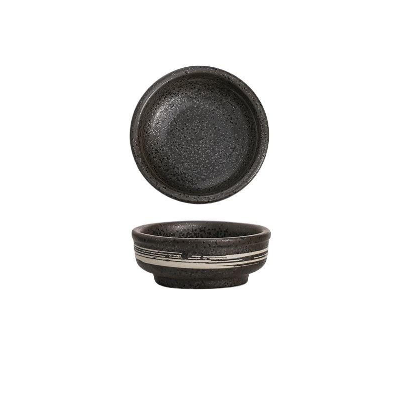 Керамическая тарелка в японском стиле, креативная бытовая тарелка для соевого соуса, ресторанная посуда, коммерческая тарелка для уксуса для макания суши