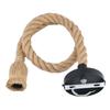 Pendant Light Hemp Rope Retro Industrial Style Hanging Lamp Ceiling Lamp Jute Rope for Clothes Shop