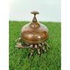 Vintage Antique Brass Crab Bell Hotel Counter Reception Bell Office Desk Bell