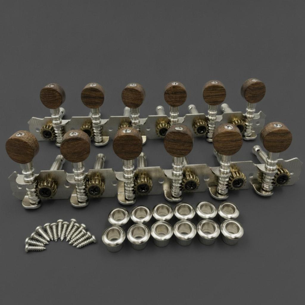 12-String Guitar Tuning Machines Accurate for Instrument Upgrade, Guitarists