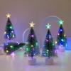 Luminous Mini Christmas Trees Beautiful Small Artificial Xmas Trees Desk Decorations Christmas Home Decorations