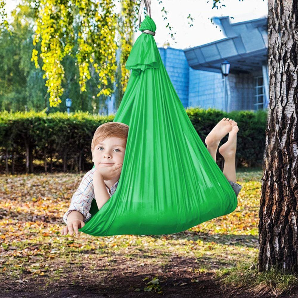 Multicolour Yoga Fitness Tool Elastic Air Swing Chair Toy Snuggle Cuddle Hammock Outdoor