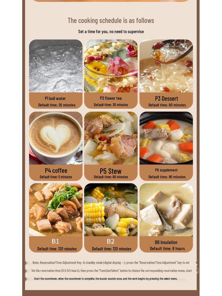 Мини 600 Вт Умный Многофункциональный Электрический Керамический Чайник