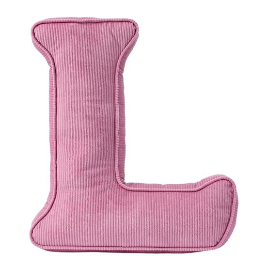Розовая вельветовая подушка-буква от A до Z, английский алфавит, декоративная подушка для дивана, спальни, гостиной