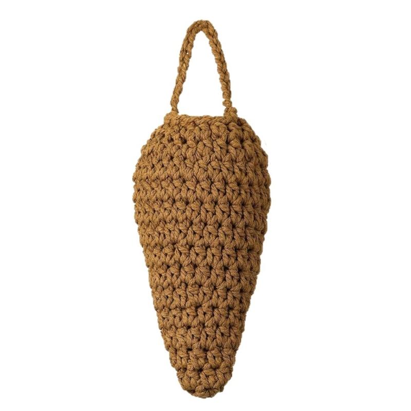 Large Crochet Wasp Nest Decoy Faux Hanging Fake Hornet Nest Wasp Intimidate for Outdoor Garden Yard Camping Eaves