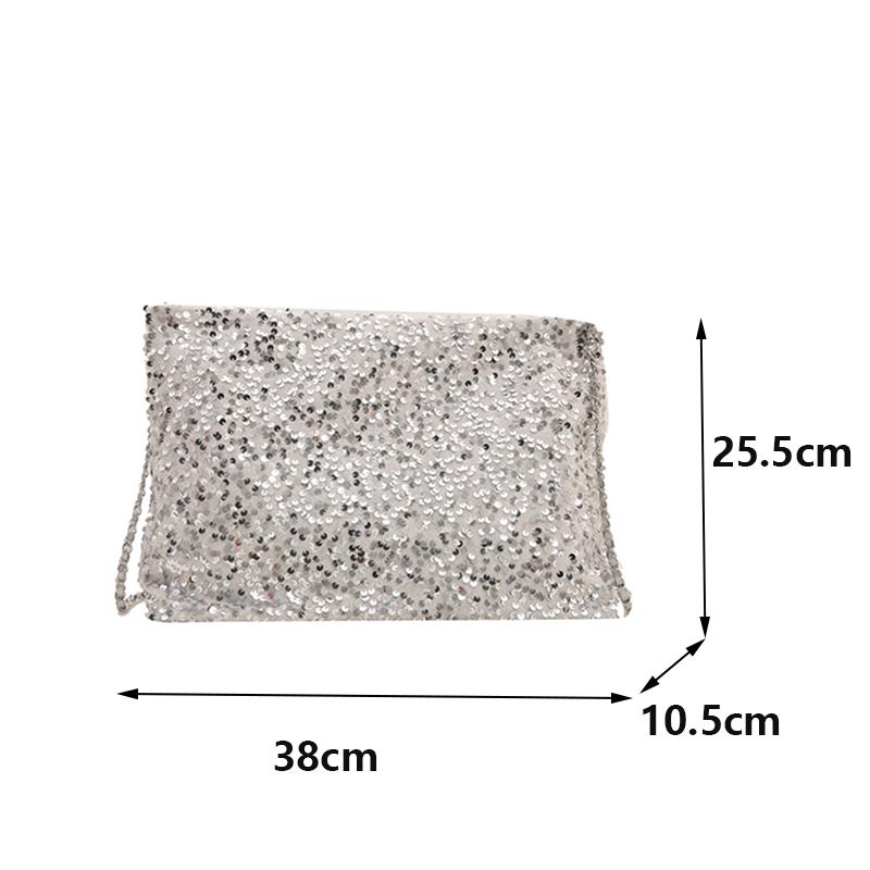 Вместительная сумка через плечо для женщин с блестками, сумка-хобо однотонная, сумка кроссбоди, модная сумка под мышкой для работы, путешествий, шопинга AVE