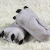 Winter Warm Soft Indoor Floor Slippers Unisex Shoes Paw Funny Animal Christmas Monster Dinosaur Claw Shoes