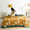 Japanese Throw Blankets For Beds Sofa Cotton Gauze Soft  Bedspread Summer Cool Quilt Double Single Leisure Sofa Blanket Cover