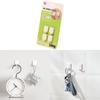 Hooks Plastic Adhesive Heavy Small Rectangle Tool For Home Decoration Bathroom
