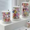 Rotating Cute Granule Storage Box, Multi-layer Small Ornament Display Rack, Cartoon Storage Parts Box