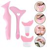Eyeliner Stencils Wing Tips Silicone Beauty Ruler Makeup Tools Set for Eyeshadow Lipstick Eyebrow Drawing Aid