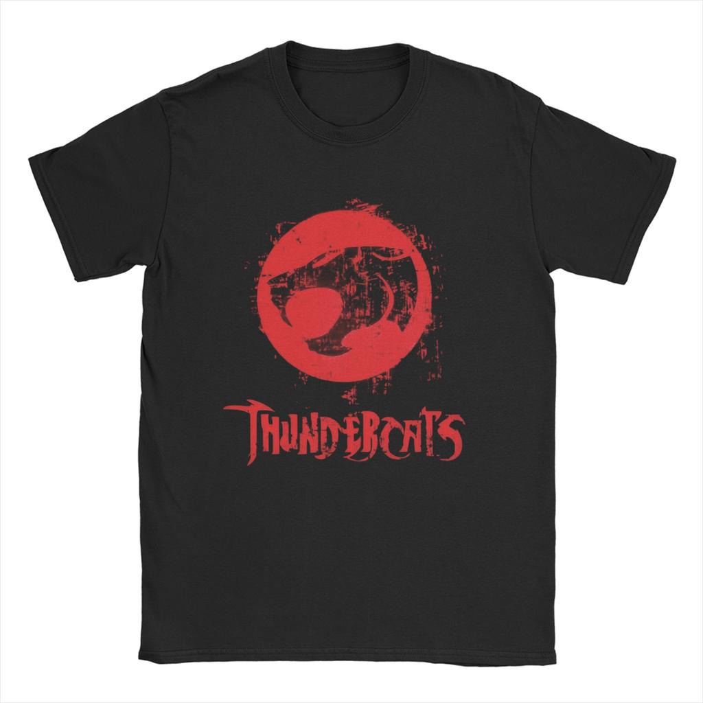 Men Womens ThunderCats T Shirt Panthro Cheetara Tygra 80s Retro Cartoon Pure Cotton Clothes Vintage Tee Shirt Graphic TShirts