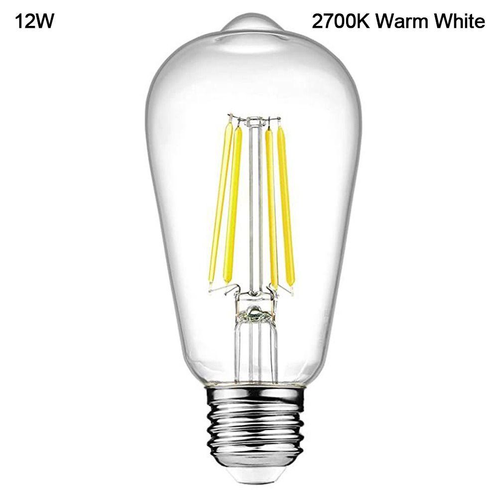 Светодиодная лампочка E27 ST64 ST64 Лампочка-свеча Горячая хрустальная лампочка для украшения дома